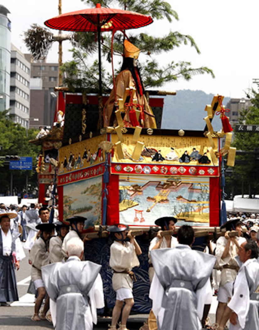 祇園祭 占出山・水引「三十六歌仙図」 - 龍村美術織物（京都） 公式